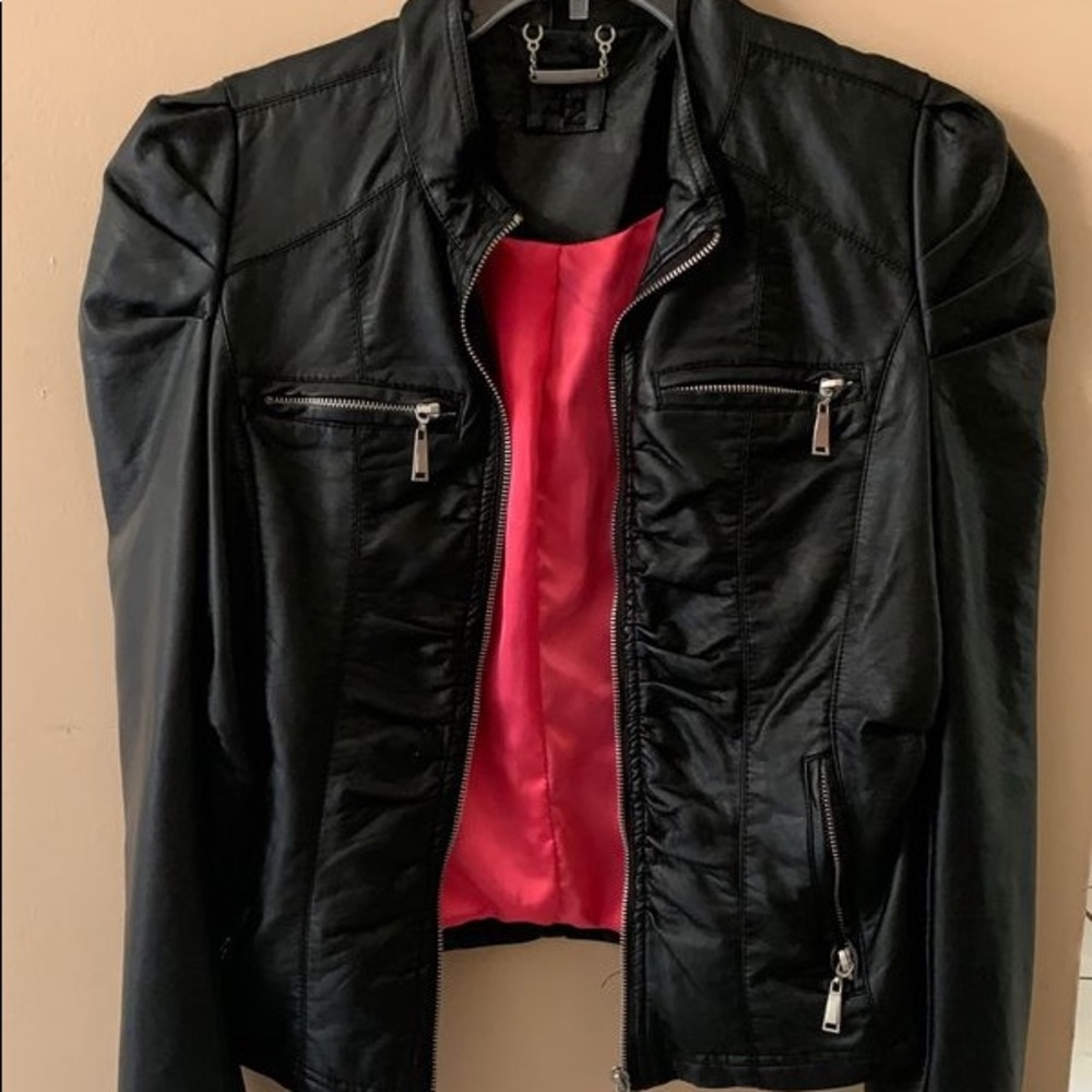 Black Moto Jacket - image 1
